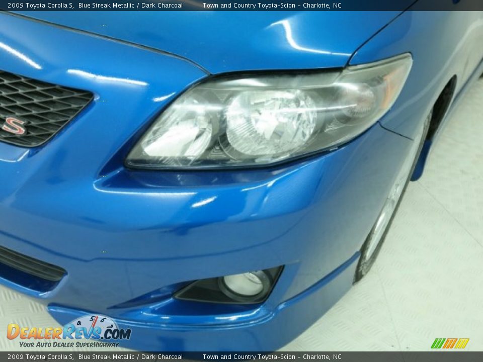 2009 Toyota Corolla S Blue Streak Metallic / Dark Charcoal Photo #8