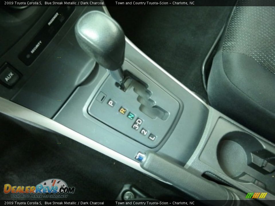 2009 Toyota Corolla S Blue Streak Metallic / Dark Charcoal Photo #30