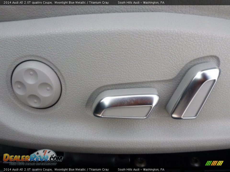 2014 Audi A5 2.0T quattro Coupe Moonlight Blue Metallic / Titanium Gray Photo #14