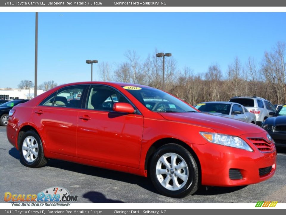 2011 Toyota Camry LE Barcelona Red Metallic / Bisque Photo #1