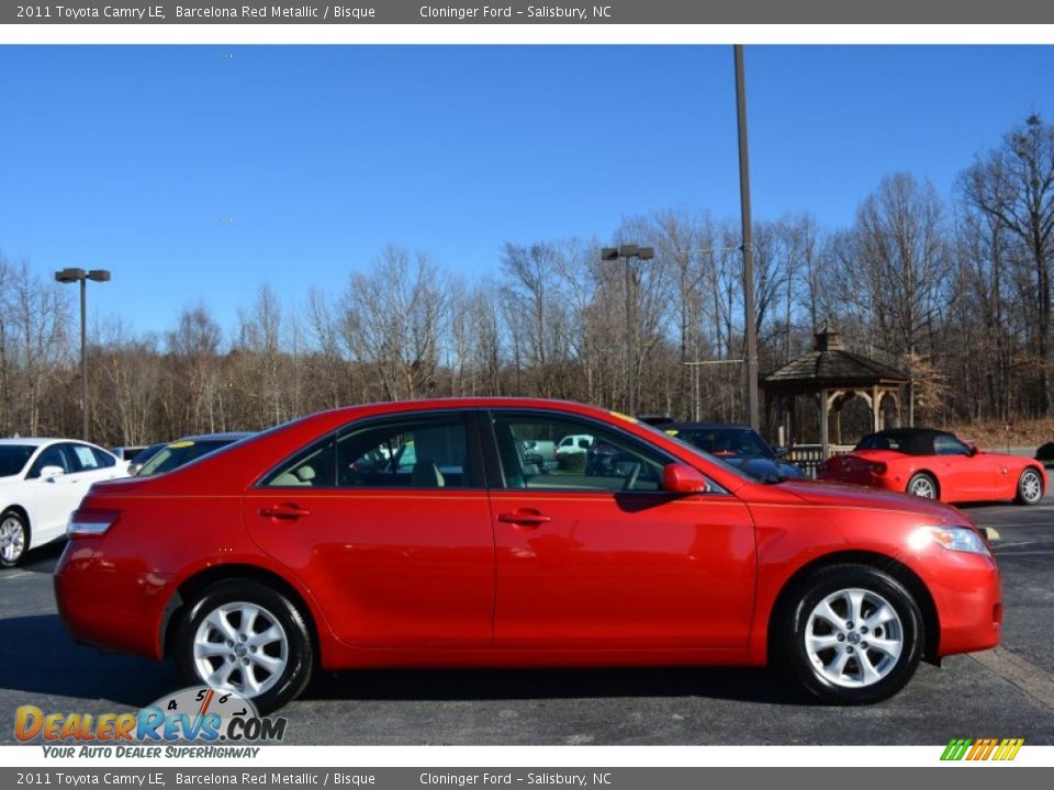2011 Toyota Camry LE Barcelona Red Metallic / Bisque Photo #2