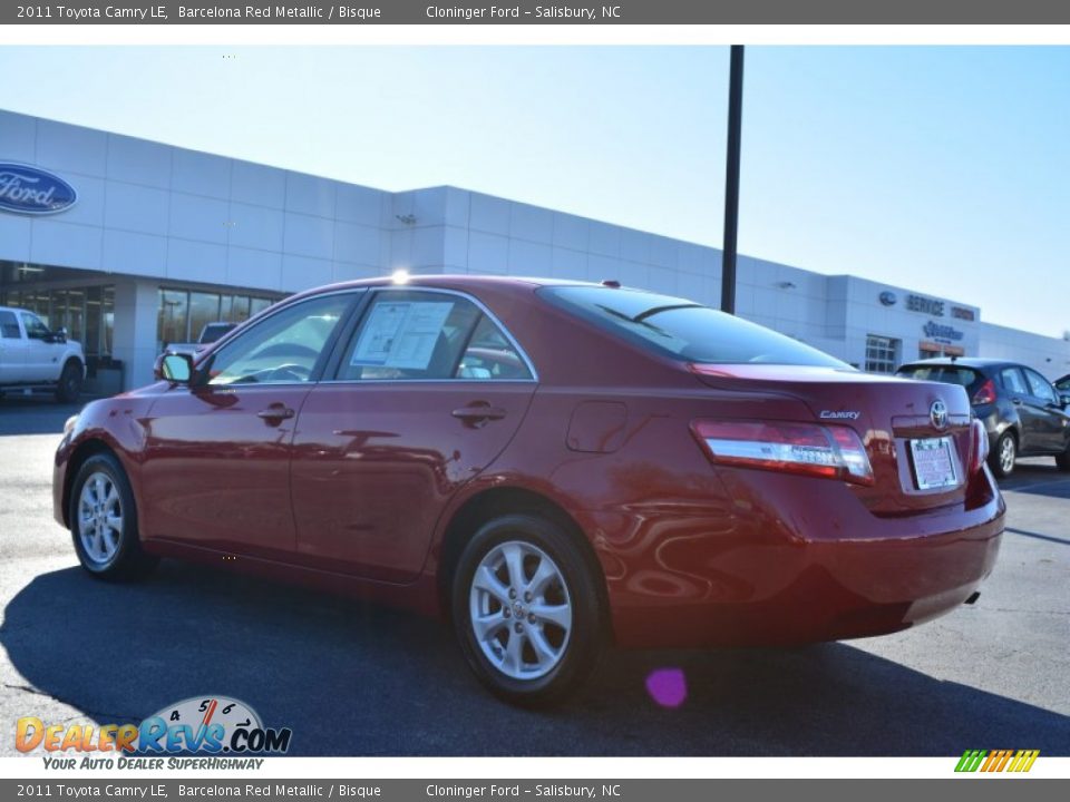 2011 Toyota Camry LE Barcelona Red Metallic / Bisque Photo #5