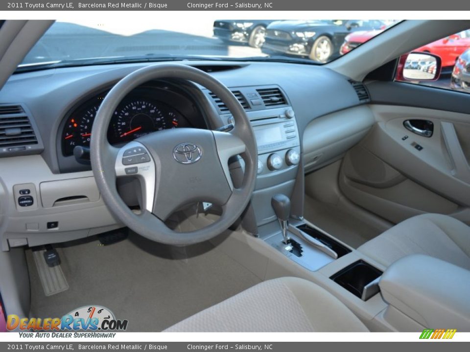 2011 Toyota Camry LE Barcelona Red Metallic / Bisque Photo #10