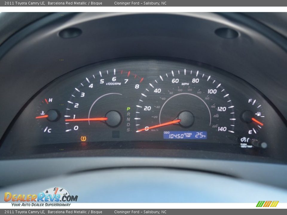 2011 Toyota Camry LE Barcelona Red Metallic / Bisque Photo #23