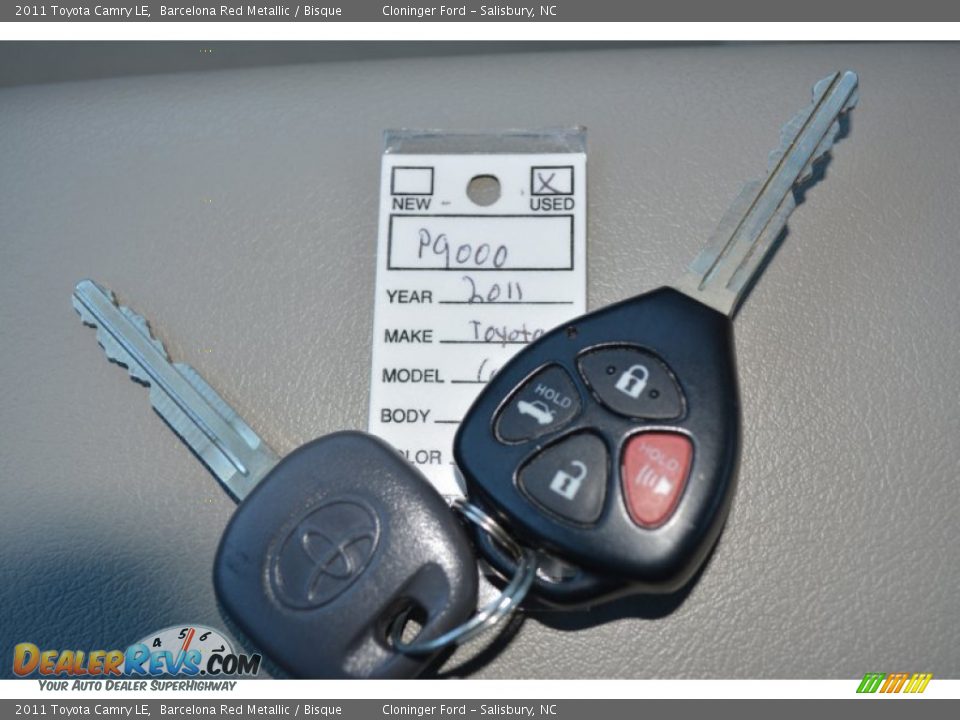 2011 Toyota Camry LE Barcelona Red Metallic / Bisque Photo #26