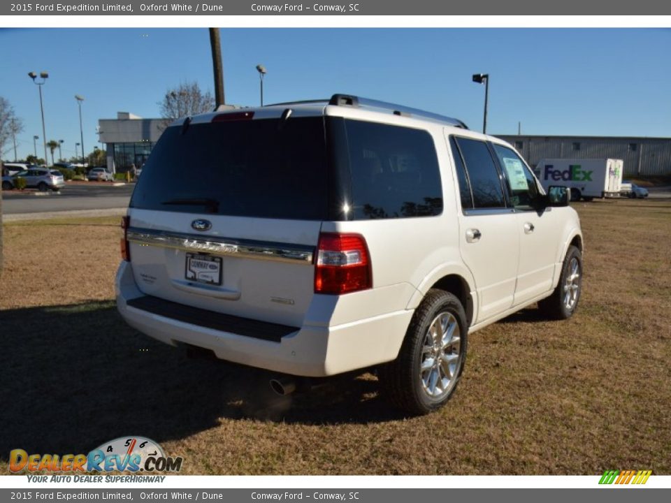2015 Ford Expedition Limited Oxford White / Dune Photo #5