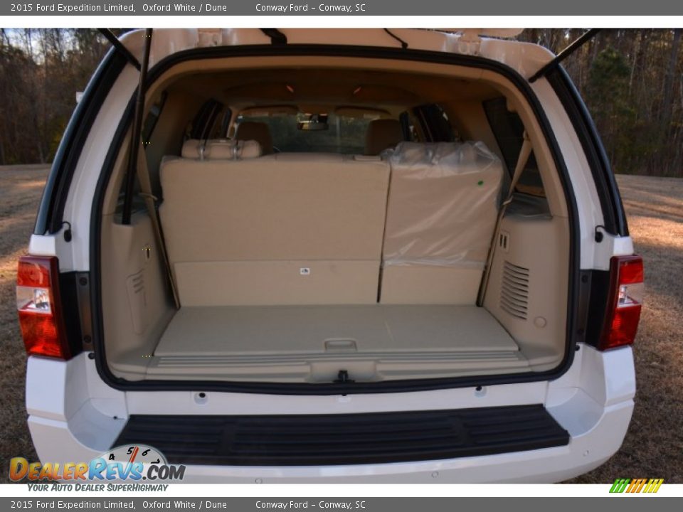 2015 Ford Expedition Limited Oxford White / Dune Photo #19