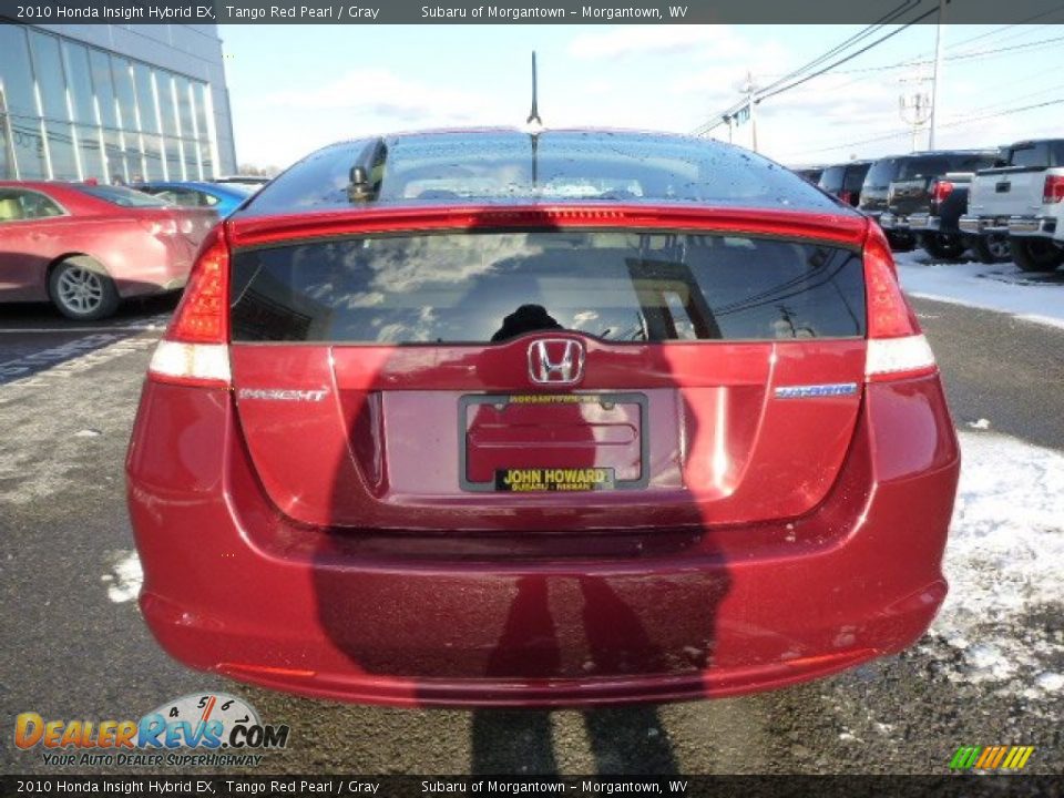 2010 Honda Insight Hybrid EX Tango Red Pearl / Gray Photo #4