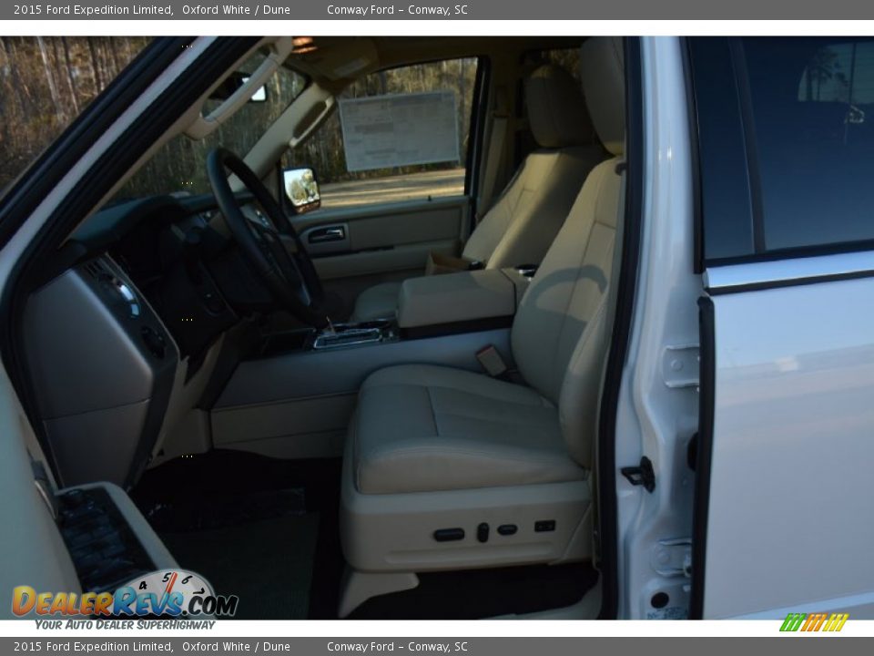 2015 Ford Expedition Limited Oxford White / Dune Photo #22
