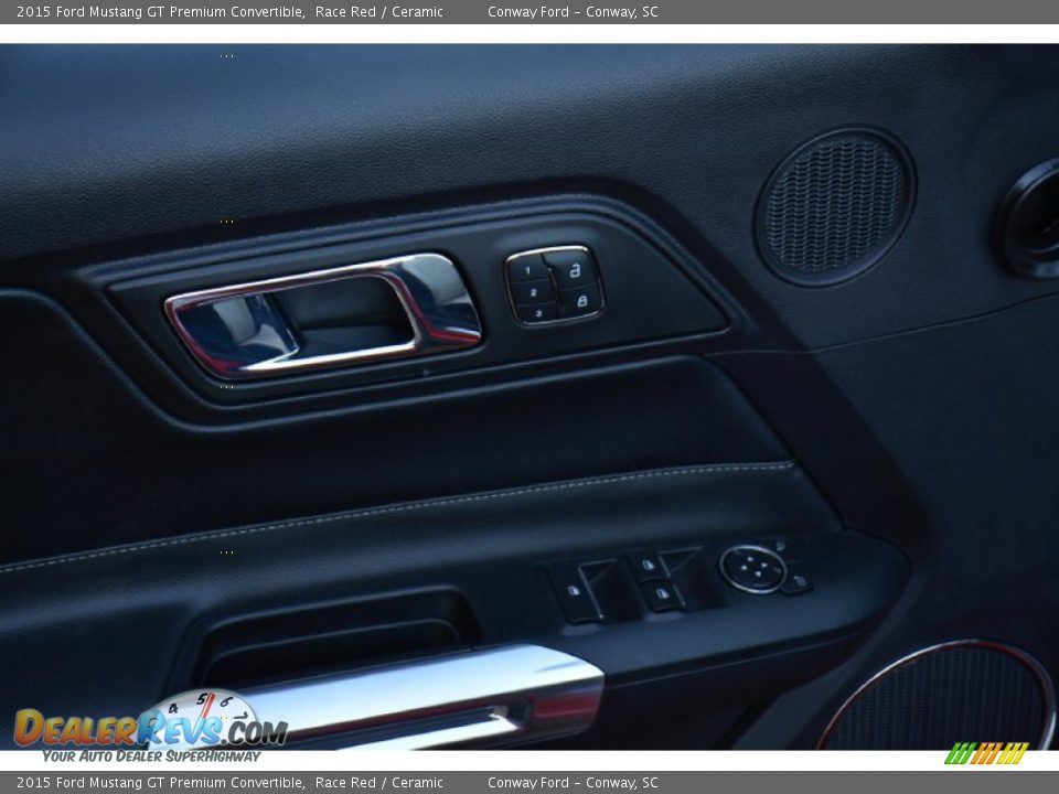 Controls of 2015 Ford Mustang GT Premium Convertible Photo #16