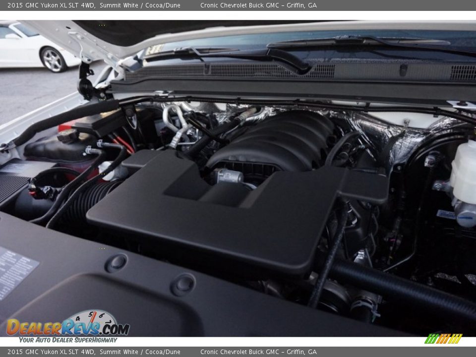 2015 GMC Yukon XL SLT 4WD Summit White / Cocoa/Dune Photo #12