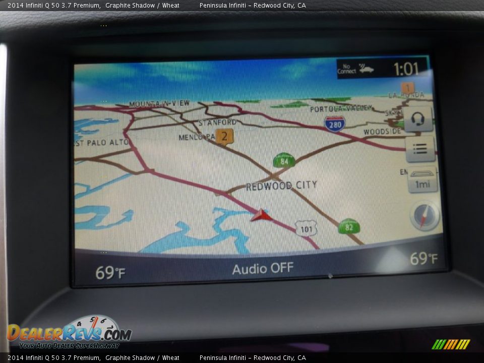 Navigation of 2014 Infiniti Q 50 3.7 Premium Photo #7