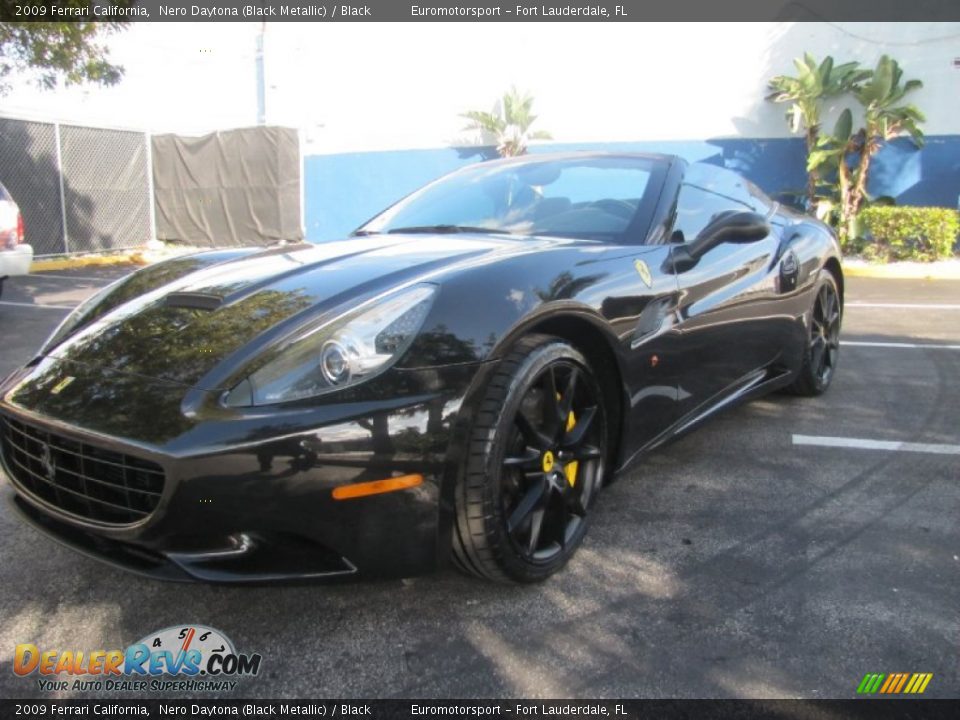 2009 Ferrari California Nero Daytona (Black Metallic) / Black Photo #4