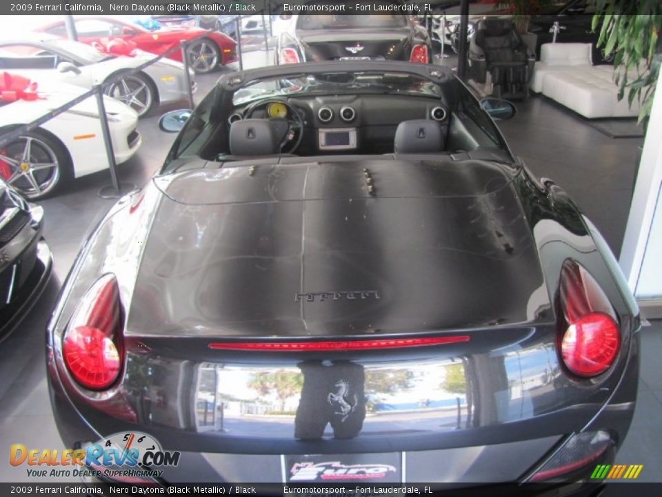 2009 Ferrari California Nero Daytona (Black Metallic) / Black Photo #14