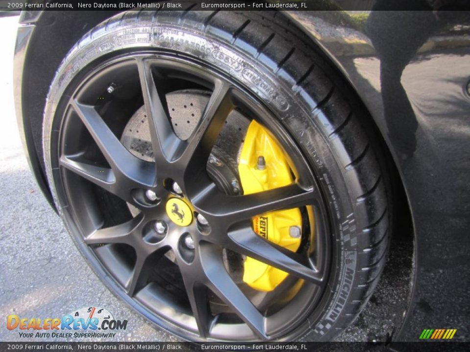 2009 Ferrari California Nero Daytona (Black Metallic) / Black Photo #27