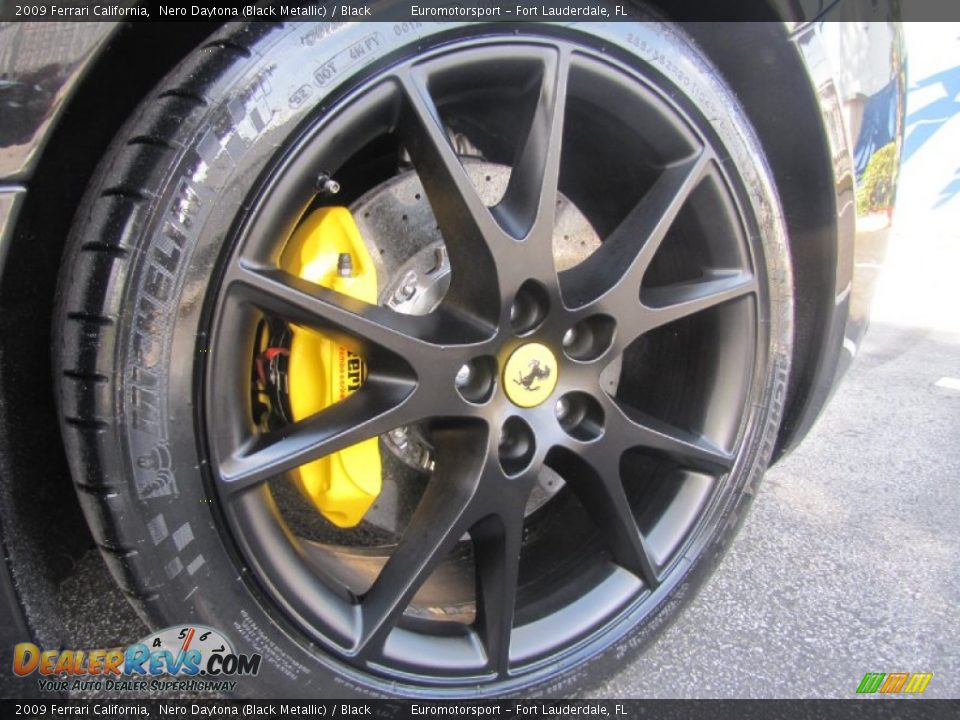 2009 Ferrari California Nero Daytona (Black Metallic) / Black Photo #28