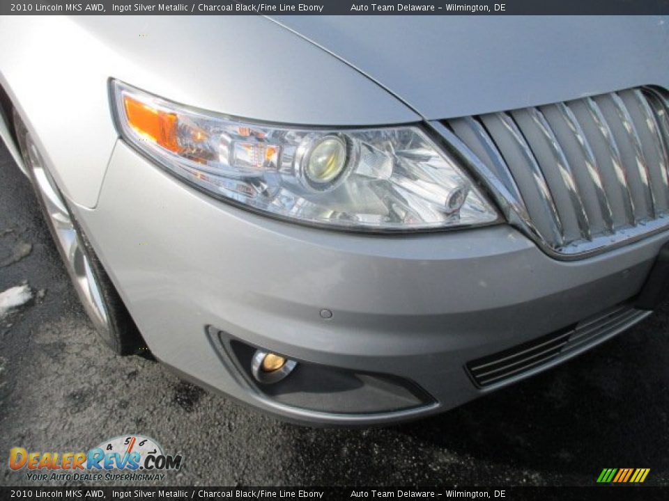 2010 Lincoln MKS AWD Ingot Silver Metallic / Charcoal Black/Fine Line Ebony Photo #30