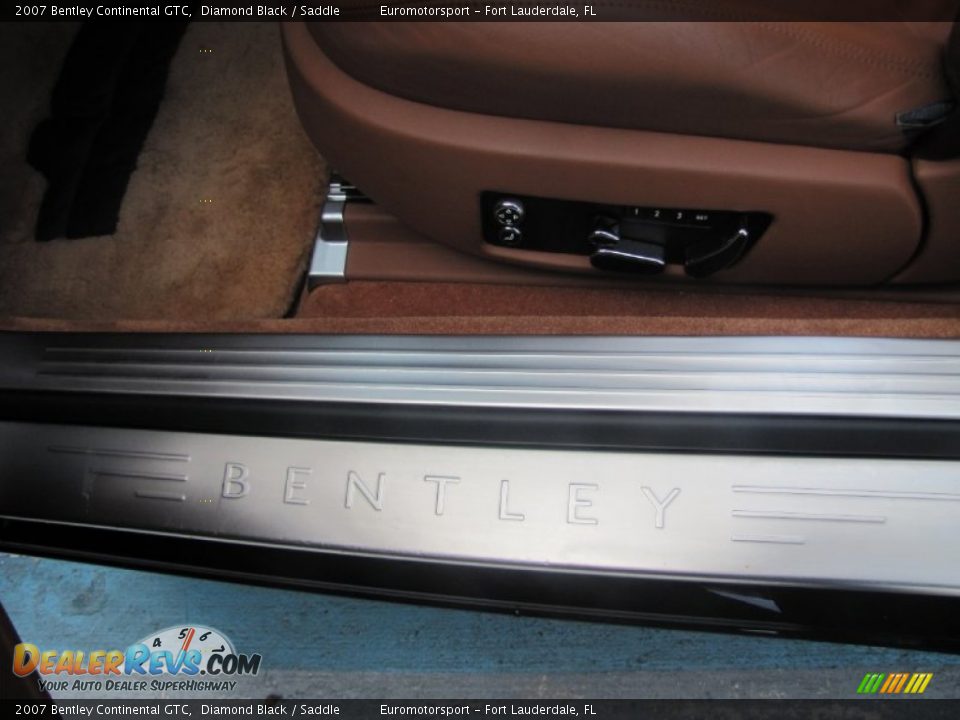 2007 Bentley Continental GTC Diamond Black / Saddle Photo #15
