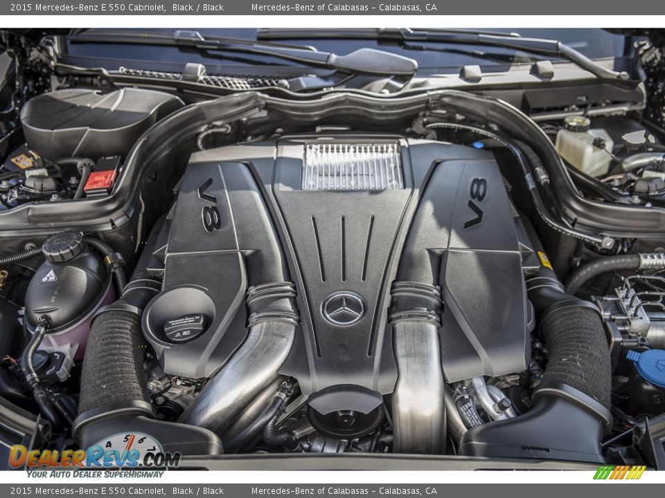 2015 Mercedes-Benz E 550 Cabriolet 4.7 Liter DI biturbo DOHC 32-Valve VVT V8 Engine Photo #9