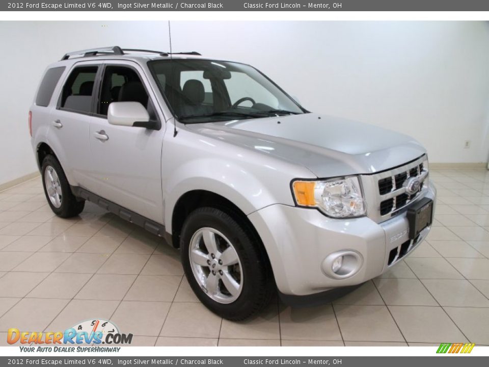 2012 Ford Escape Limited V6 4WD Ingot Silver Metallic / Charcoal Black Photo #1