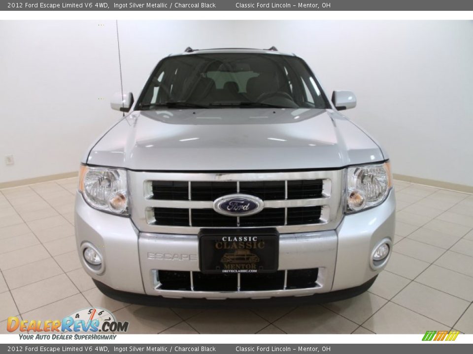 2012 Ford Escape Limited V6 4WD Ingot Silver Metallic / Charcoal Black Photo #2