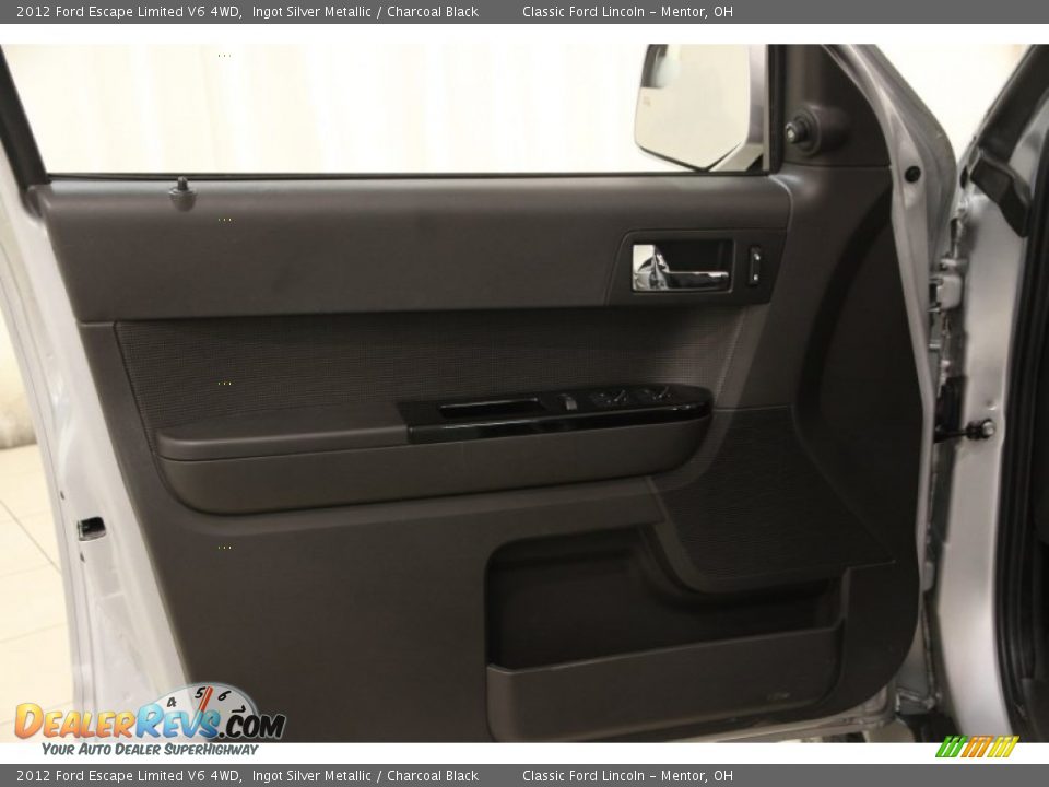 2012 Ford Escape Limited V6 4WD Ingot Silver Metallic / Charcoal Black Photo #4