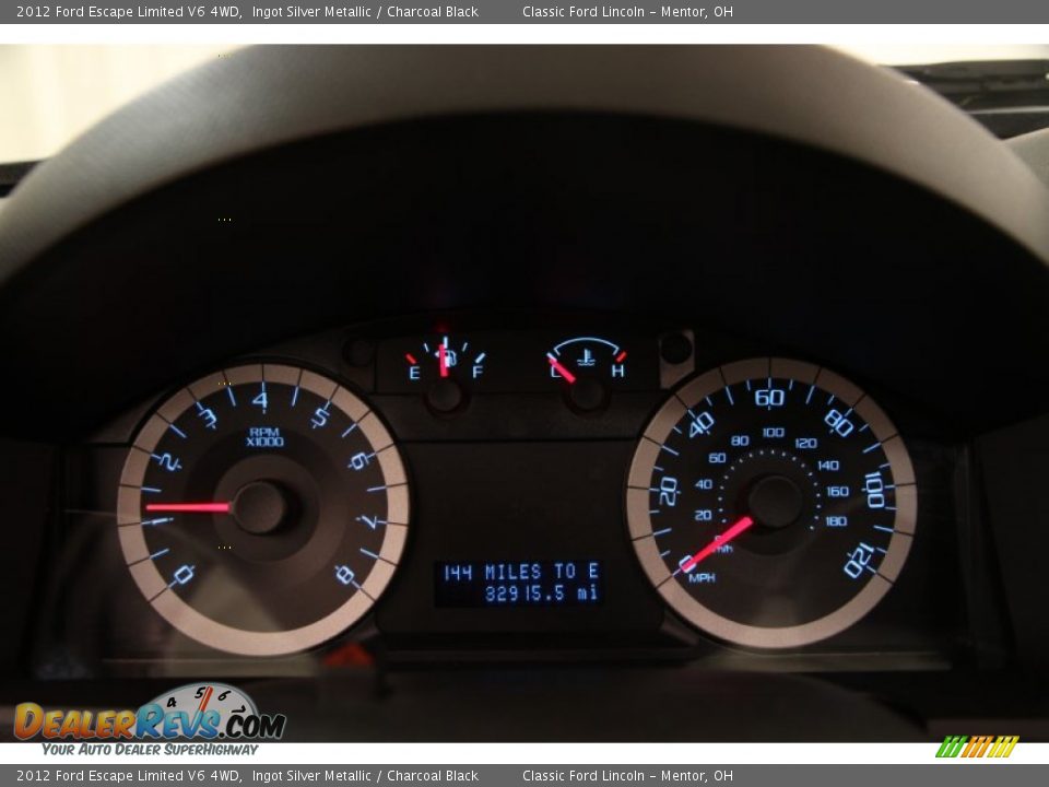 2012 Ford Escape Limited V6 4WD Ingot Silver Metallic / Charcoal Black Photo #7