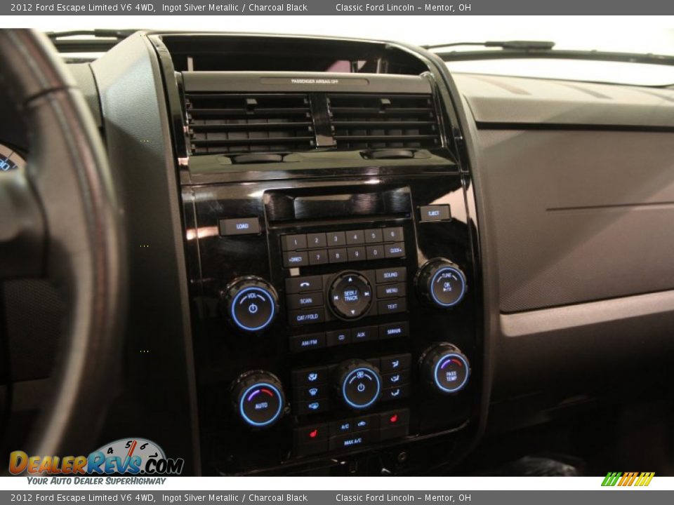 2012 Ford Escape Limited V6 4WD Ingot Silver Metallic / Charcoal Black Photo #8