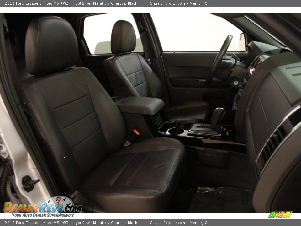 2012 Ford Escape Limited V6 4WD Ingot Silver Metallic / Charcoal Black Photo #10