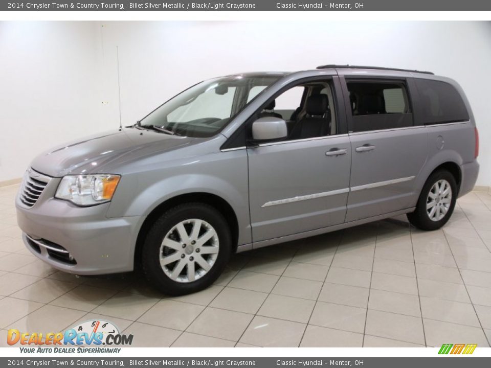 2014 Chrysler Town & Country Touring Billet Silver Metallic / Black/Light Graystone Photo #3