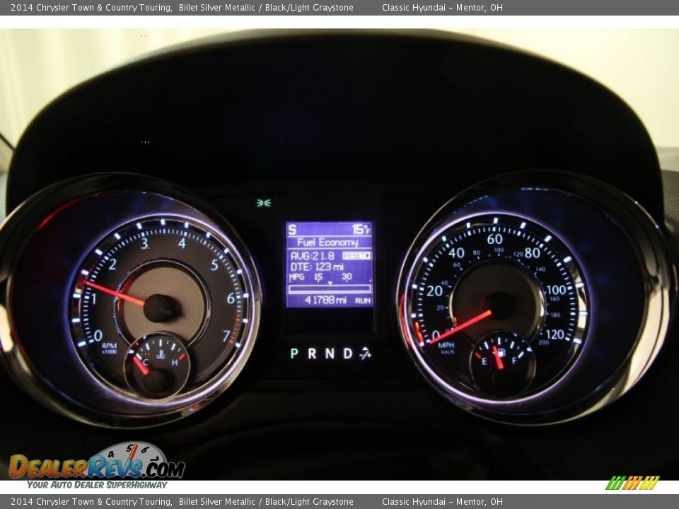 2014 Chrysler Town & Country Touring Billet Silver Metallic / Black/Light Graystone Photo #7