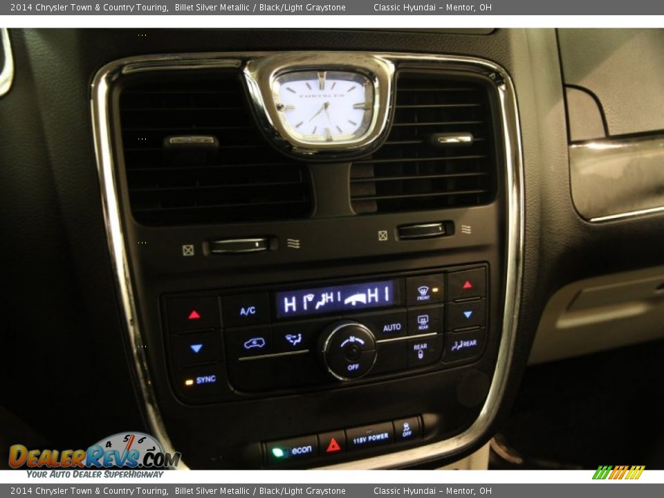 2014 Chrysler Town & Country Touring Billet Silver Metallic / Black/Light Graystone Photo #9