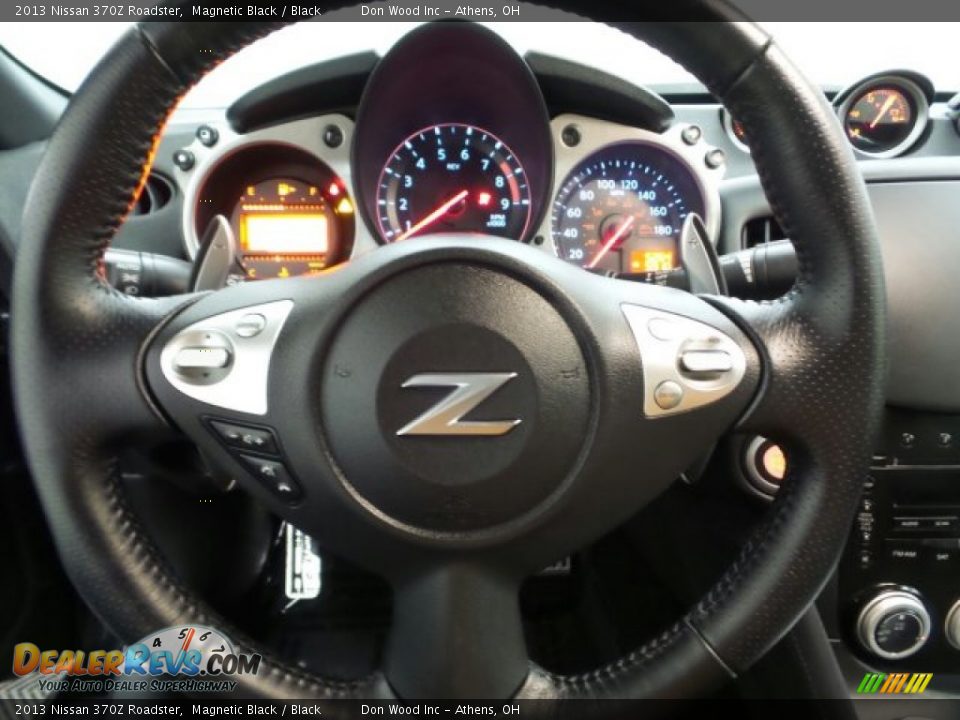 2013 Nissan 370Z Roadster Magnetic Black / Black Photo #12