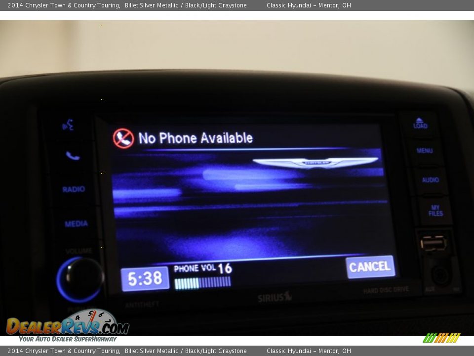 2014 Chrysler Town & Country Touring Billet Silver Metallic / Black/Light Graystone Photo #11