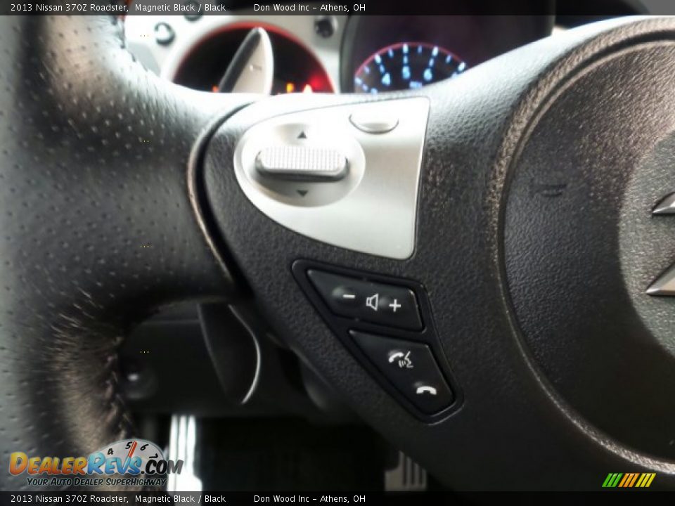 2013 Nissan 370Z Roadster Magnetic Black / Black Photo #13