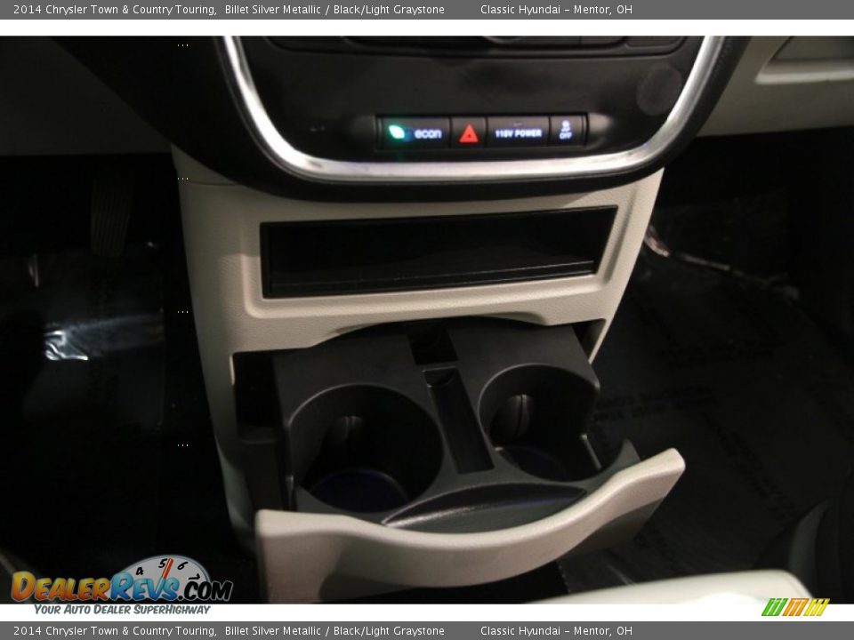 2014 Chrysler Town & Country Touring Billet Silver Metallic / Black/Light Graystone Photo #14