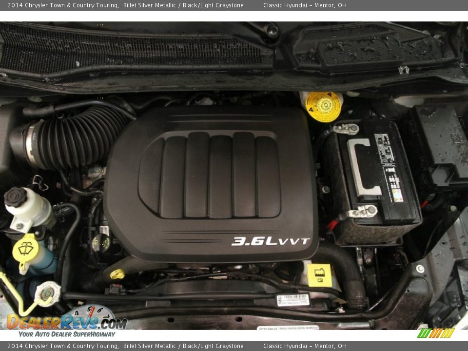 2014 Chrysler Town & Country Touring Billet Silver Metallic / Black/Light Graystone Photo #20