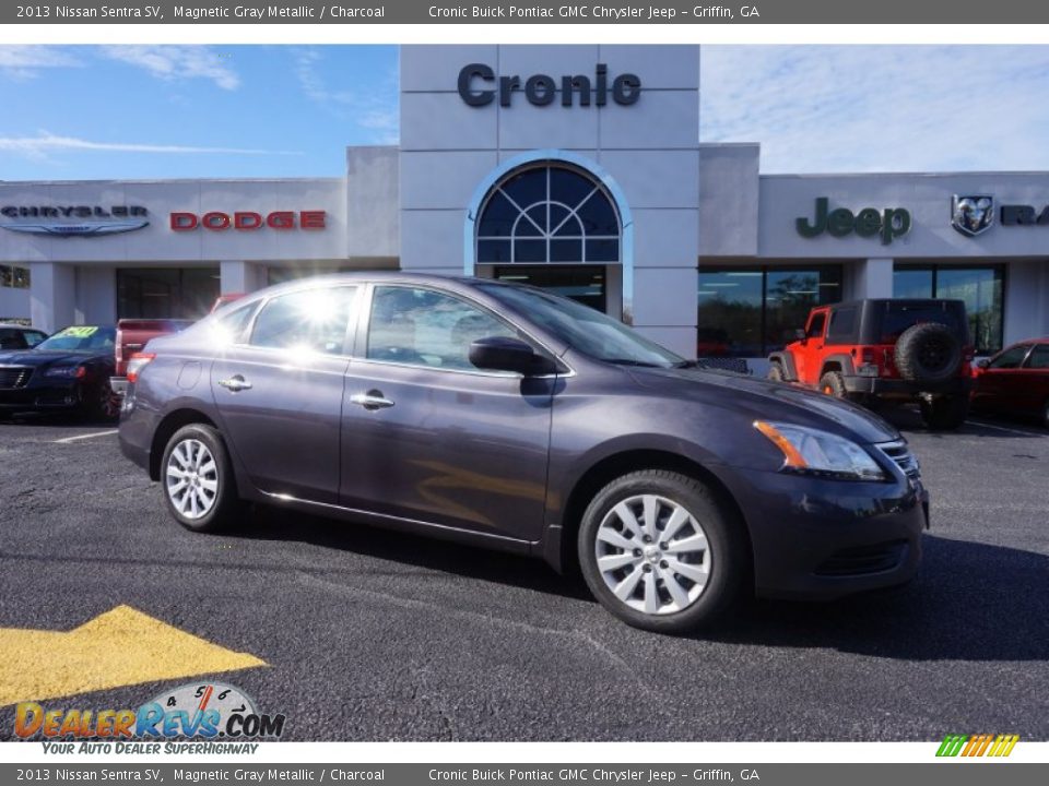 2013 Nissan Sentra SV Magnetic Gray Metallic / Charcoal Photo #1