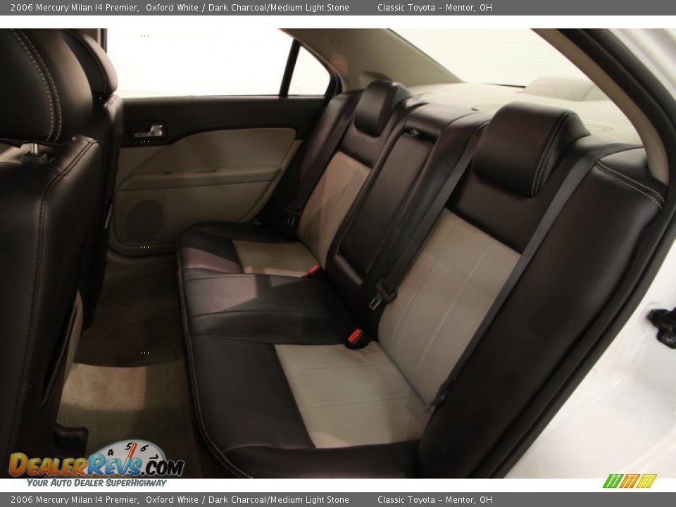 2006 Mercury Milan I4 Premier Oxford White / Dark Charcoal/Medium Light Stone Photo #12