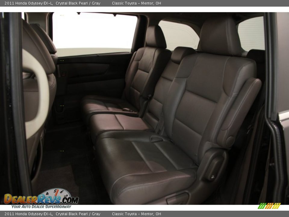 2011 Honda Odyssey EX-L Crystal Black Pearl / Gray Photo #15