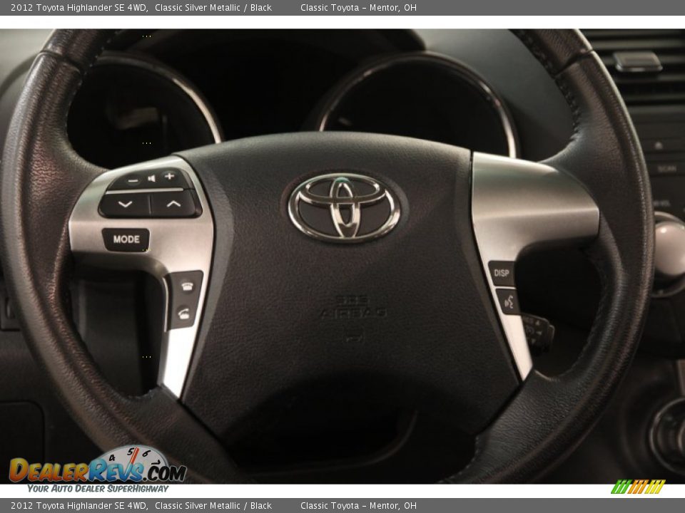 2012 Toyota Highlander SE 4WD Classic Silver Metallic / Black Photo #6