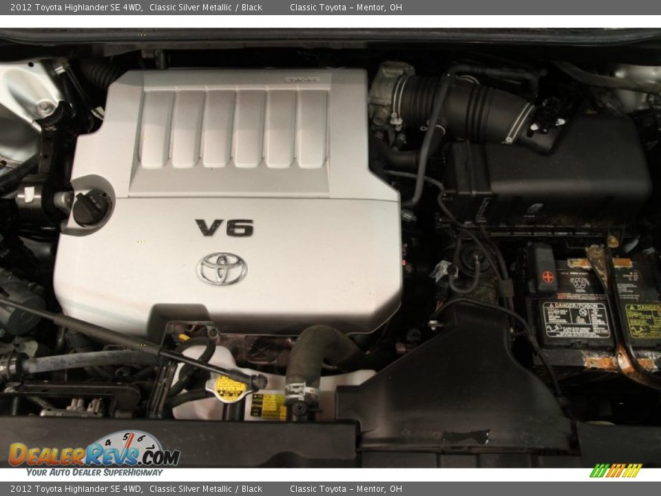 2012 Toyota Highlander SE 4WD Classic Silver Metallic / Black Photo #18