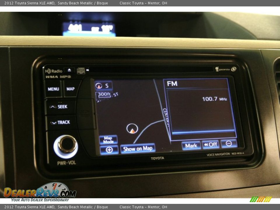 Navigation of 2012 Toyota Sienna XLE AWD Photo #9