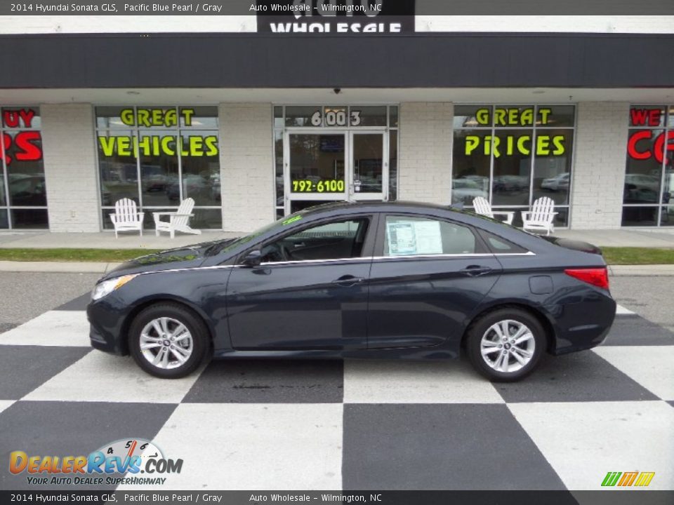 2014 Hyundai Sonata GLS Pacific Blue Pearl / Gray Photo #1