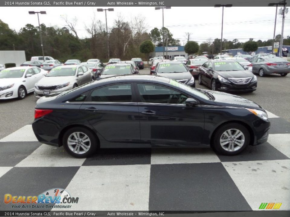 2014 Hyundai Sonata GLS Pacific Blue Pearl / Gray Photo #3
