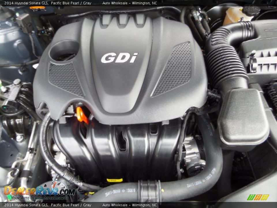 2014 Hyundai Sonata GLS Pacific Blue Pearl / Gray Photo #6
