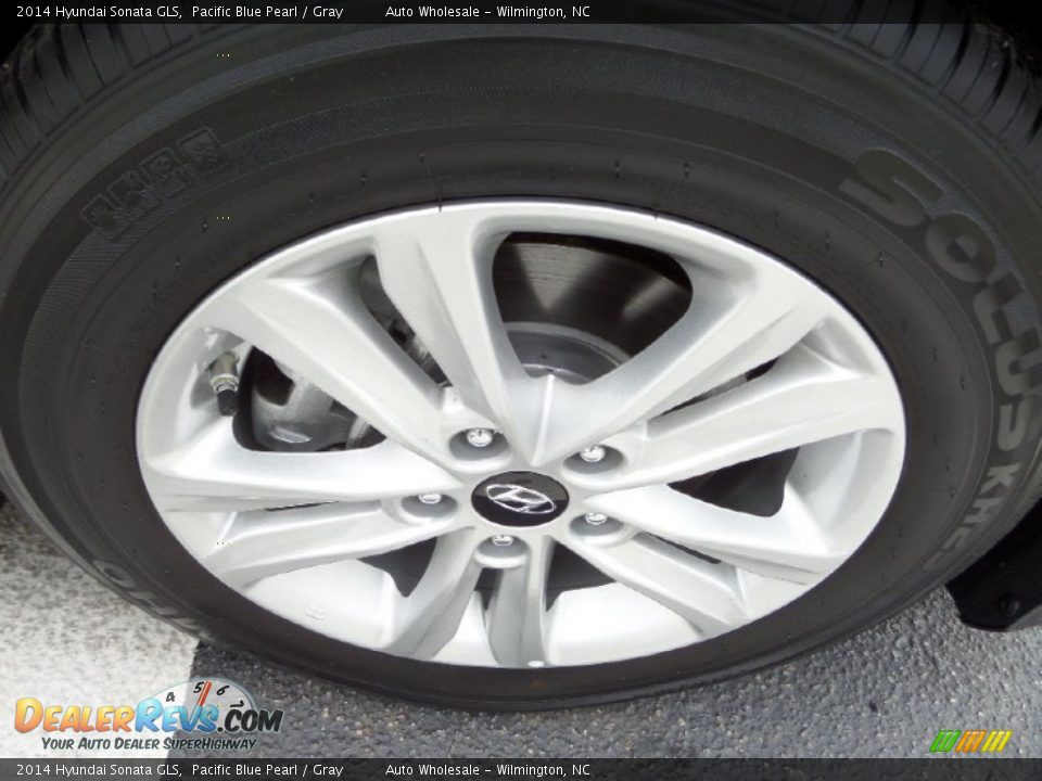 2014 Hyundai Sonata GLS Pacific Blue Pearl / Gray Photo #7