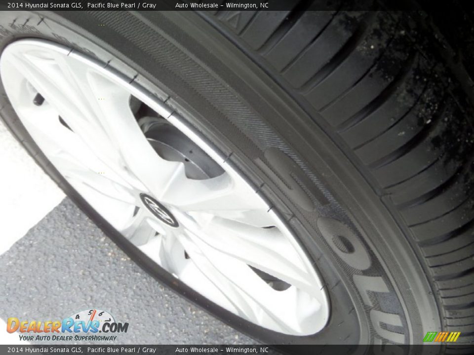2014 Hyundai Sonata GLS Pacific Blue Pearl / Gray Photo #8