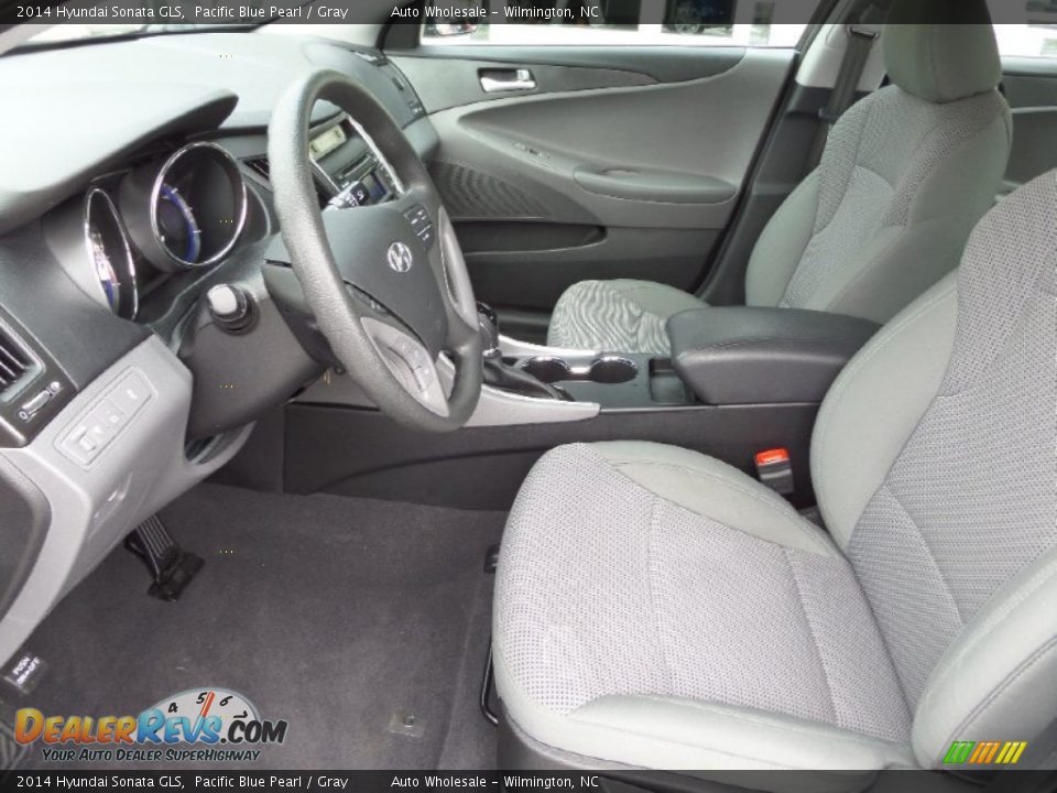 2014 Hyundai Sonata GLS Pacific Blue Pearl / Gray Photo #11