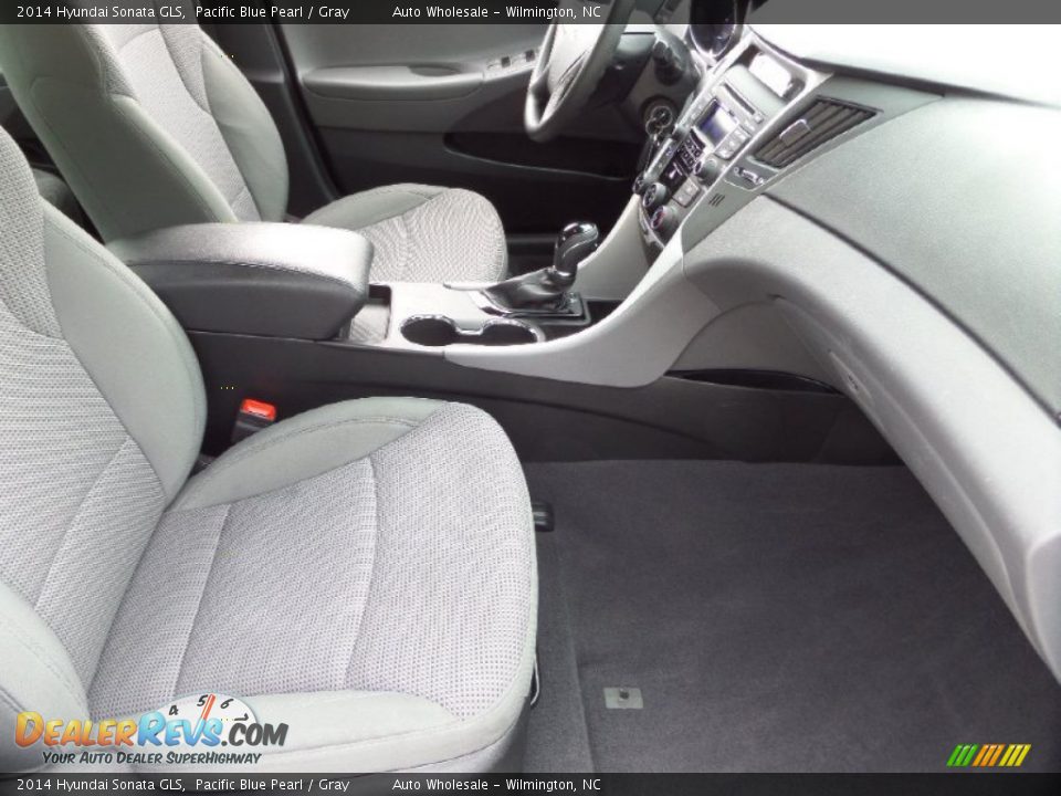 2014 Hyundai Sonata GLS Pacific Blue Pearl / Gray Photo #13